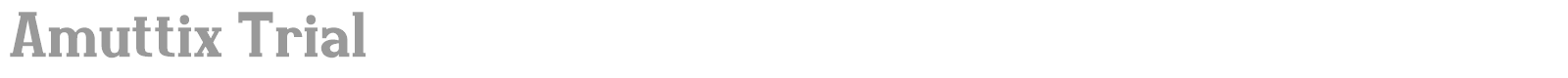 Amuttix font preview